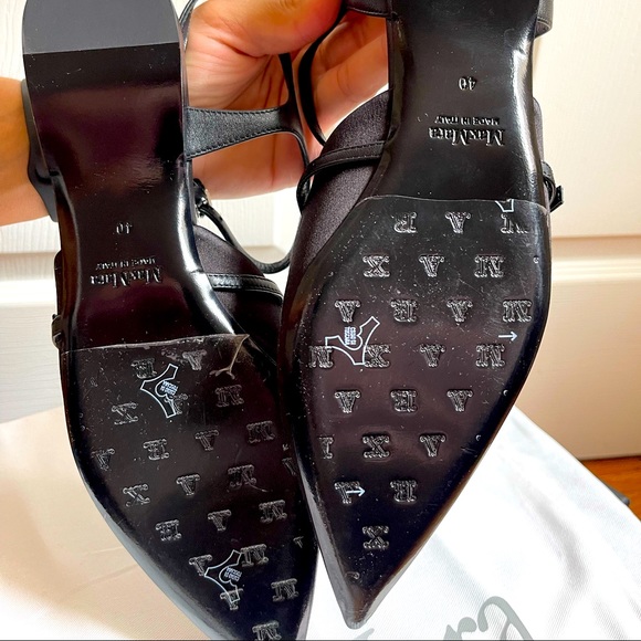 Max Mara . Satin slingbacks sandals . Size 40 perfect for 9. - Picture 3 of 3